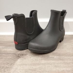 NEW Chooka Eastlake Black Chelsea Rain Boot